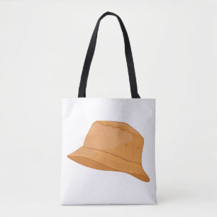 Bolso De Tela Gorra de cubo realista