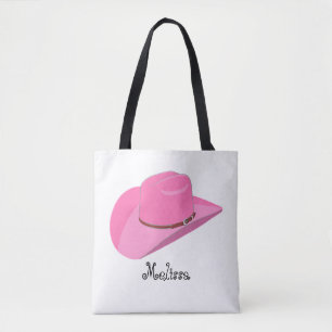 Bolso De Tela Gorra de princesa vaquera rosa