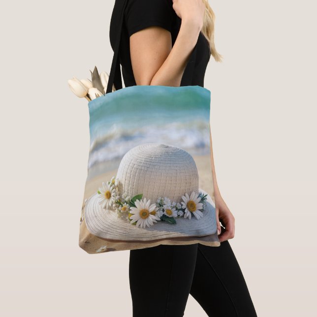 Bolso De Tela Gorra de Summer Beach (Detalle)