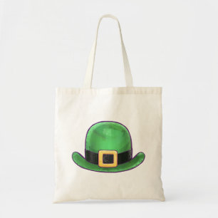 Bolso De Tela Gorra del derby verde en el Día de San Padys