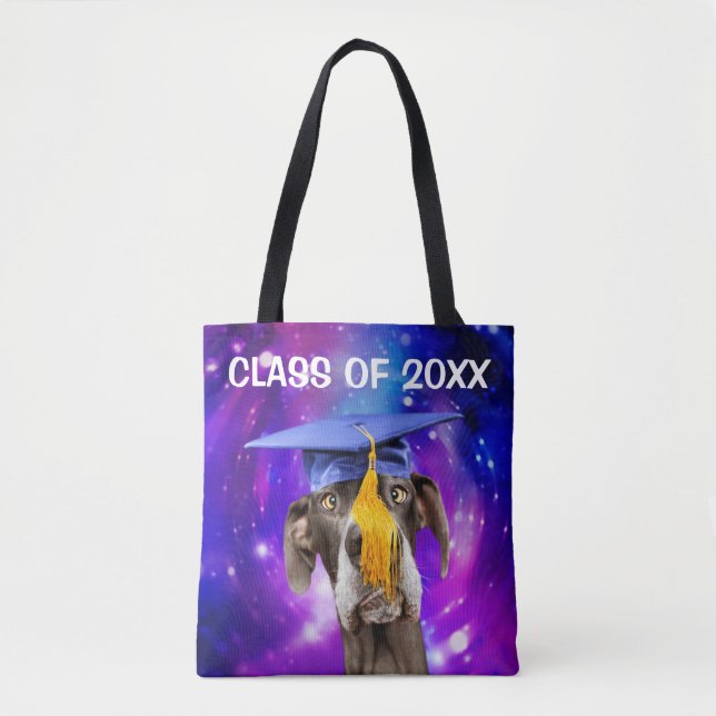 Bolso De Tela Gorra que lleva del perro divertido de la (Anverso)