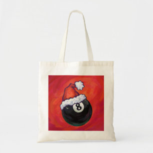 Bolso De Tela Gorra Roja de Navidad de 8 Bolas