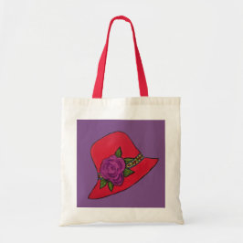 Bolso De Tela Gorra rojo
