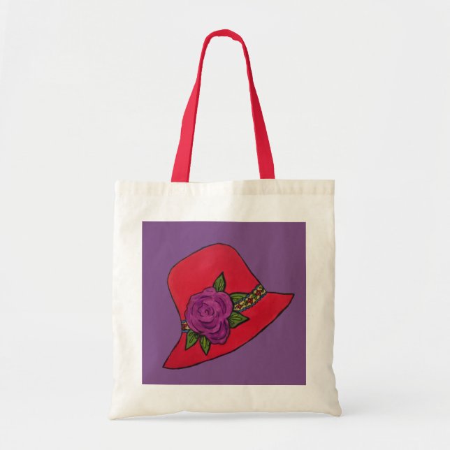 Bolso De Tela Gorra rojo (Frente)