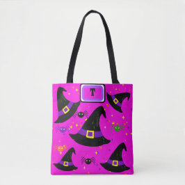 Bolso De Tela Gorras de Halloween en Monograma Pink Witness