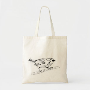 Bolso De Tela gorrión