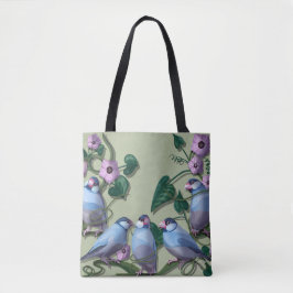 Bolso De Tela gorriones de Java