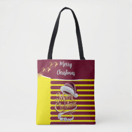 Bolso De Tela Gorro de Navidad lindo