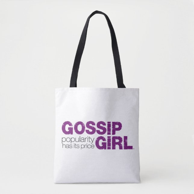Bolso De Tela Gossip Chica - La popularidad tiene su precio (Anverso)