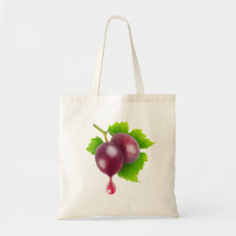 Bolso De Tela Gota de vino