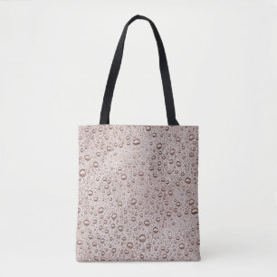 Bolso De Tela Gotas de agua de Sepia