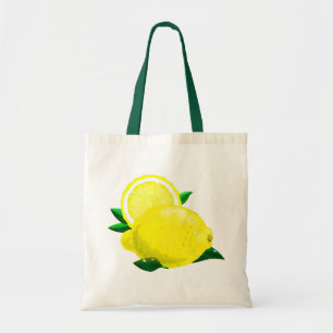 Bolso De Tela Gotas de limón