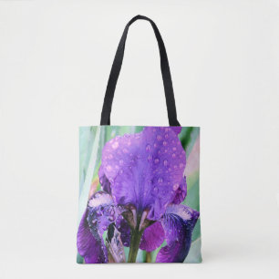 Bolso De Tela Gotas de lluvia sobre el iris - tote