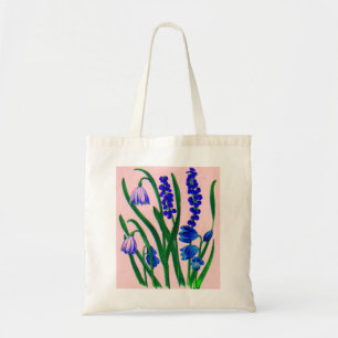 Bolso De Tela gotas de nieve y cilla