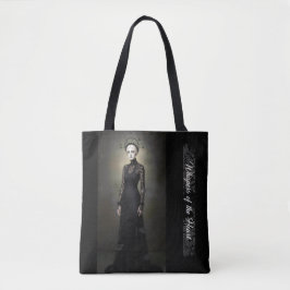 Bolso De Tela Gothic Rose Queen – Dark Romantic Art with Skeleto
