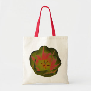 Bolso De Tela Gótica Gloomy Red Tulip Budget Tote Bag