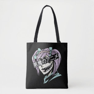 Bolso De Tela Gótico Pastel Manga Chica estético Anime espeluz