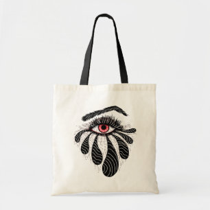 Bolso De Tela Gótico Tatuaje De Tatuaje De Tinta Ocular