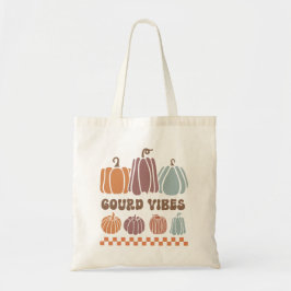 Bolso De Tela Gourd Vibes Funny Fall Pumpkins & Gourds