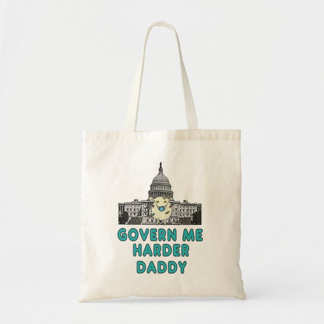 Bolso De Tela Goverme Harder Daddy (Frente)
