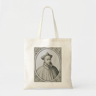 Bolso De Tela Grabado de San Ignacio de Loyola Arte Antiguo