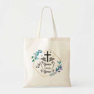 Bolso De Tela Grace Upon Grace