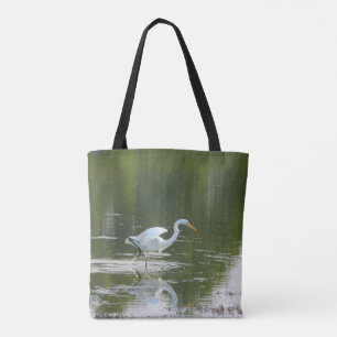 Bolso De Tela Graceful Egret Tote Bag