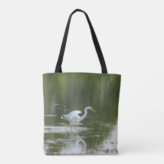 Bolso De Tela Graceful Egret Tote Bag