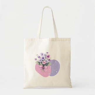 Bolso De Tela Graceful Violet Aquarius Constellation Romántica