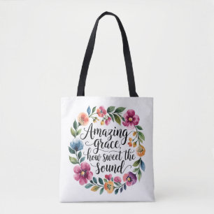 Bolso De Tela Gracia asombrosa Floral