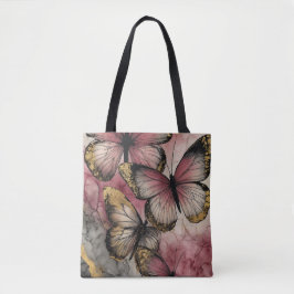 Bolso De Tela Gracia de mariposa