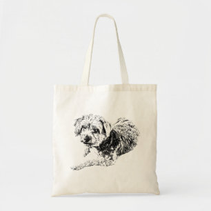 Bolso De Tela Gracia gráfica de un amigo vigilante