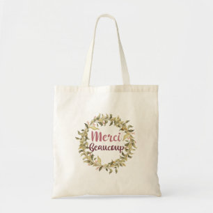 Bolso De Tela Gracias Beaucoup