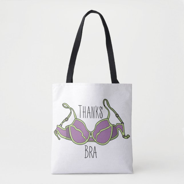 Bolso De Tela Gracias Bra (Anverso)