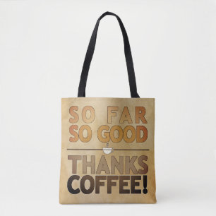 Bolso De Tela Gracias Café
