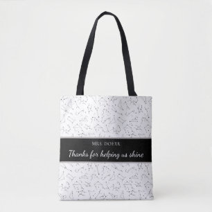 Bolso De Tela Gracias Por Ayudarnos A Esconder El Tote De Maestr