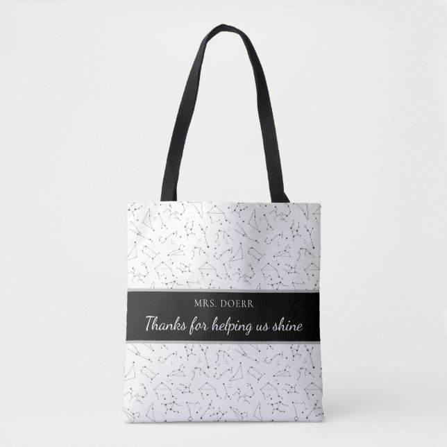 Bolso De Tela Gracias Por Ayudarnos A Esconder El Tote De Maestr (Anverso)