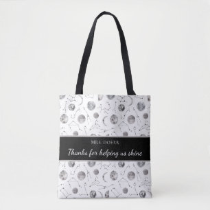 Bolso De Tela Gracias Por Ayudarnos A Esconder El Tote De Maestr