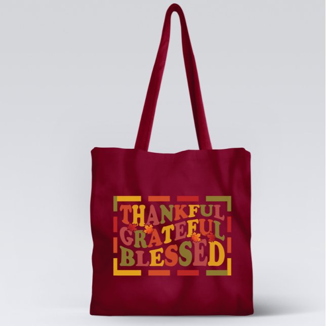Bolso De Tela Gracias Por Dar Un Diseño Agradecido, Agradecido Y (Subido por el creador)