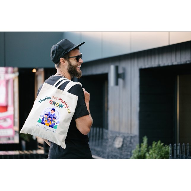 Bolso De Tela Gracias Por Hacernos Crecer La Apreciación Del Pro (Subido por el creador)