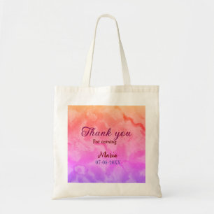 Bolso De Tela Gracias por la próxima fiesta de cumpleaños fecha