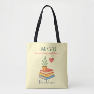 Bolso De Tela Gracias Profesor - Sincera gratitud