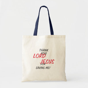 Bolso De Tela «Gracias SEÑOR JESÚS por salvarme»