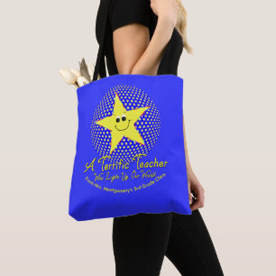 Bolso De Tela Gracias Star Teacher Poem