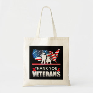 Bolso De Tela Gracias Veterans American 280