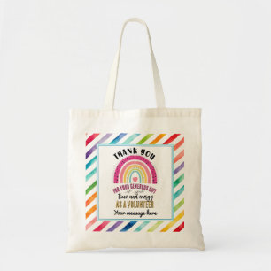 Bolso De Tela Gracias voluntario