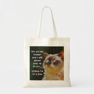 Bolso De Tela Graciosa Cita De Gato Buscándote