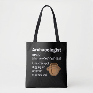 Bolso De Tela Graciosa definición de arqueólogo machacado