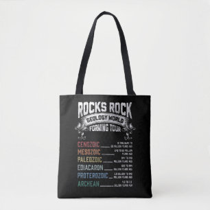 Bolso De Tela Graciosa Geología Rock Formando Geólogo Humor