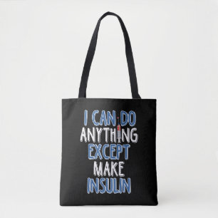 Bolso De Tela Graciosa Insulina Chiste diabético Sensibilizaci